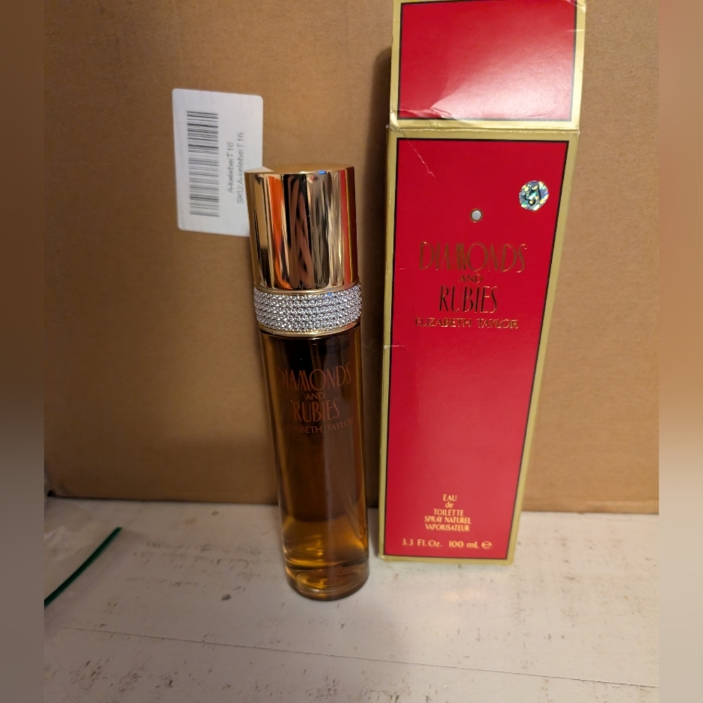 Elizabeth Taylor Diamonds & Rubies Eau De Toilette Spray Natural 3.3 Fl. Oz. NIB